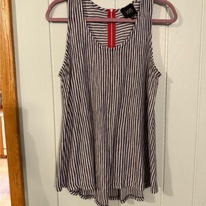 W5 Navy Striped Women's Top size medium